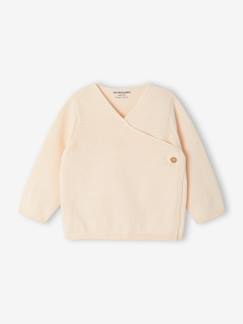 -Brassière naissance fille en tricot 