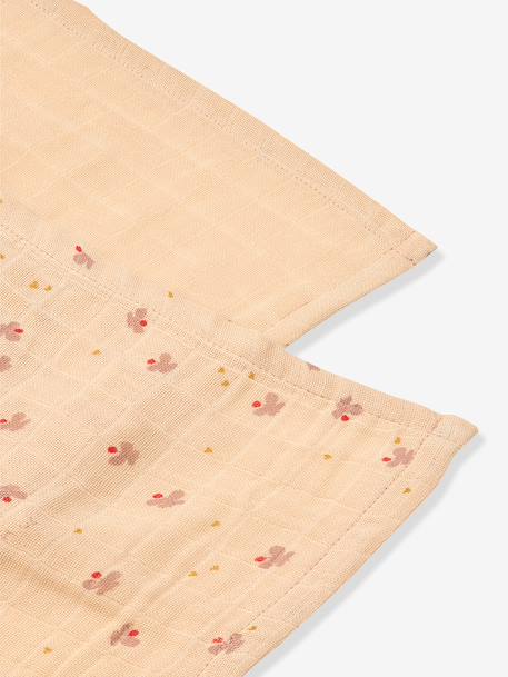 Lot 2 langes imprimés Lewis- beige+écru+rose+sable 4 - vertbaudet enfant 