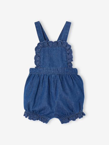 Barboteuse bébé fille en denim stone 2 - vertbaudet enfant 