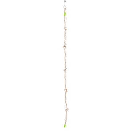 Corde à nœuds  chanvre h190-250cm Marron 1 - vertbaudet enfant 