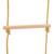 Échelle corde 5 barreaux pour portique  bois h190-250cm Marron 4 - vertbaudet enfant 