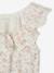 Combinaison pantalon fille à fleurs rose pâle 3 - vertbaudet enfant 