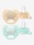 Lot de 2 sucettes ultra soft 0-6 mois forest friends bleu+bleu imprimé 9 - vertbaudet enfant 
