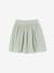 Jupe fille en gaze de coton beige+bleu grisé+rose+vert sauge+vieux rose+violet 14 - vertbaudet enfant 