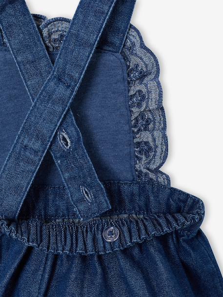 Barboteuse bébé fille en denim stone 6 - vertbaudet enfant 