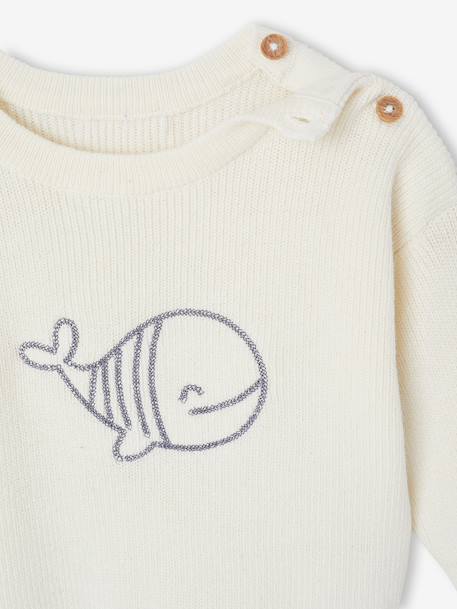 Ensemble garçon naissance en tricot bleu 7 - vertbaudet enfant 