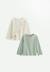 Lot de 2 t-shirts bébé manches longues lison Vert 1 - vertbaudet enfant 