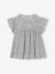 Blouse fille imprimée manches courtes à volants blanc imprimé+carreaux rouge 1 - vertbaudet enfant 