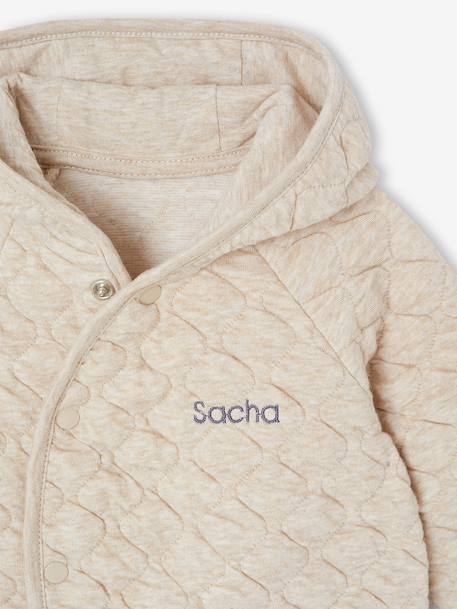 Combipilote bébé en jersey beige chiné 5 - vertbaudet enfant 