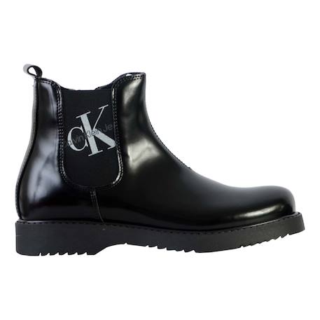 Bottines à élastiques Noir 1 - vertbaudet enfant 