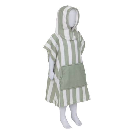 Poncho 'wili' rose 55x70cm Rose+Vert 7 - vertbaudet enfant 