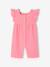 Combinaison bébé fille en gaze de coton rose 4 - vertbaudet enfant 