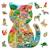 Puzzle en bois paysage avec 12 animaux à positionner – Jeu éducatif Multicolor 2 - vertbaudet enfant 