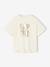 Ensemble fille léopard T-shirt et cycliste sport écru 2 - vertbaudet enfant 