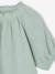 Blouse fille en gaze de coton écru+vanille+vert sauge 11 - vertbaudet enfant 