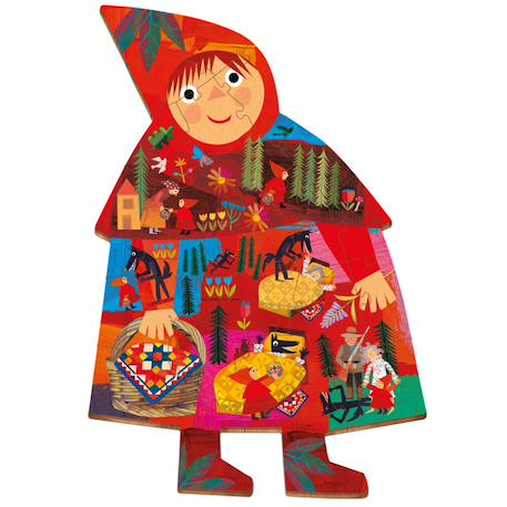 Puzzle en bois paysage avec 12 animaux à placer – Jeu éducatif dès 2 ans Multicolor 2 - vertbaudet enfant 
