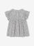 Blouse fille imprimée manches courtes à volants blanc imprimé+carreaux rouge 2 - vertbaudet enfant 
