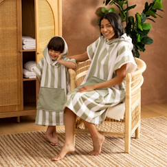 Linge de maison et décoration-Linge de bain enfant-Poncho "wili" rose 55x70cm