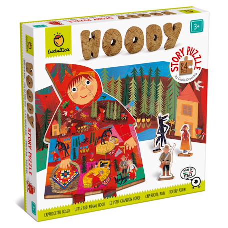 Puzzle en bois paysage avec 12 animaux à placer – Jeu éducatif dès 2 ans Multicolor 1 - vertbaudet enfant 