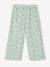 Pantalon large fille en broderie anglaise vert sauge 2 - vertbaudet enfant 