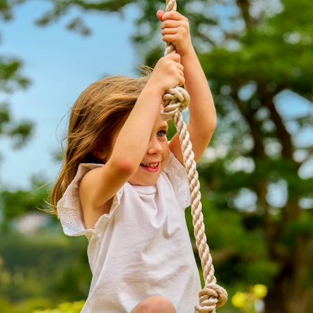 Corde à nœuds  chanvre h190-250cm Marron 5 - vertbaudet enfant 