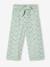 Pantalon large fille en broderie anglaise vert sauge 1 - vertbaudet enfant 
