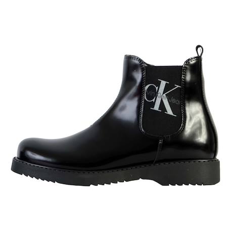 Bottines à élastiques Noir 2 - vertbaudet enfant 
