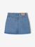 Jupe fille en jean avec broderie bleu moyen 2 - vertbaudet enfant 