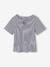 T shirt fille noeud fantaisie jaune+rayé bleu 8 - vertbaudet enfant 