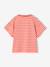 T-shirt fille fantaisie corail+marine 2 - vertbaudet enfant 