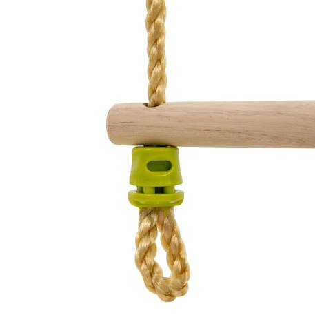 Échelle corde 5 barreaux pour portique  bois h190-250cm Marron 6 - vertbaudet enfant 