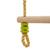 Échelle corde 5 barreaux pour portique  bois h190-250cm Marron 6 - vertbaudet enfant 