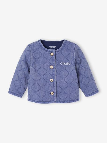 Veste bébé fille en denim personnalisable stone 5 - vertbaudet enfant 