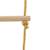 Échelle corde 5 barreaux pour portique  bois h190-250cm Marron 5 - vertbaudet enfant 