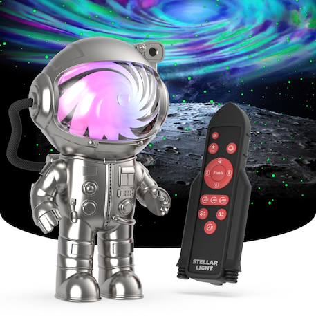 Projecteur Ciel Étoilé Stellar Light Gris - Lampe galaxie & Veilleuse - MOB Gris 1 - vertbaudet enfant 