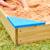 Bac à sable avec couverture de protection  bois fsc® Marron - bleu 5 - vertbaudet enfant 