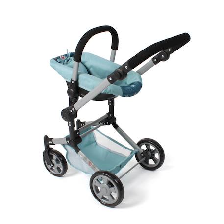 Siège auto pour poupée avec adaptateur - étoile turquoise Bleu 3 - vertbaudet enfant 