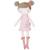 Poupée rosa avec mouton Rose, beige, jaune+Rose, blanc, beige 1 - vertbaudet enfant 