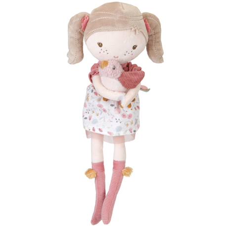 Poupée rosa avec mouton Rose, beige, jaune+Rose, blanc, beige 7 - vertbaudet enfant 