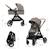 Poussette ESME PRO 3 en 1 avec Siège Auto MINK PRO i-Size, Travel System, Pliage Compact et Roues TPE Amorties Beige+Gris+Noir 6 - vertbaudet enfant 