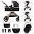 Poussette ESME PRO 3 en 1 avec Siège Auto MINK PRO i-Size, Travel System, Pliage Compact et Roues TPE Amorties Beige+Gris+Noir 13 - vertbaudet enfant 