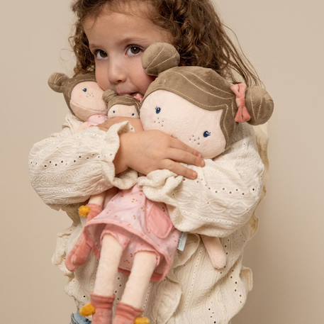 Poupée rosa avec mouton Rose, beige, jaune+Rose, blanc, beige 3 - vertbaudet enfant 