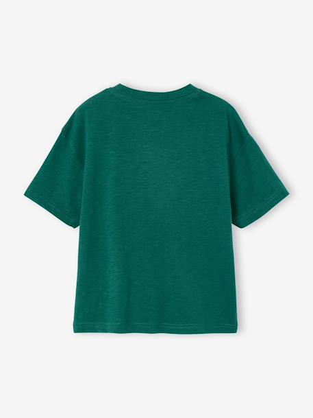 T-shirt garçon imprimé rouge+vert anglais 6 - vertbaudet enfant 