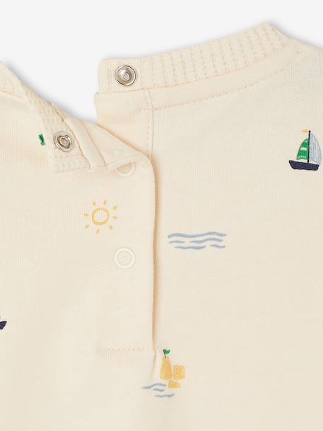 Sweat bébé garçon fantaisie écru 4 - vertbaudet enfant 