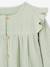 Blouse bébé gaze de coton à volants écru+vert amande+vieux rose 7 - vertbaudet enfant 