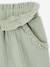 Short fille taille en gaze de coton beige+bleu pâle+rose+vert sauge 15 - vertbaudet enfant 