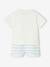 Ensemble bébé t-shirt et short Snoopy rayé bleu 4 - vertbaudet enfant 