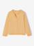 Gilet fille maille fine BASICS anthracite+beige chiné+bleu grisé+bois de rose+jaune+marine+vanille+vert émeraude 18 - vertbaudet enfant 
