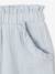 Short fille taille en gaze de coton beige+bleu pâle+rose+vert sauge 6 - vertbaudet enfant 
