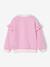 Sweat fille rayé manches à volants bleu pâle+marine+pivoine+rouge+vieux rose 9 - vertbaudet enfant 